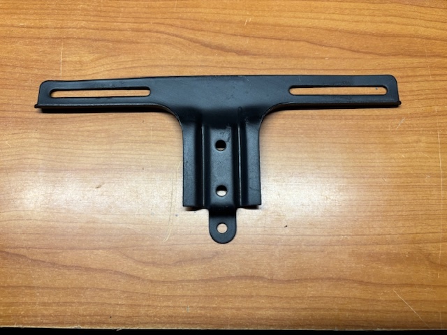 Rear license plate bracket