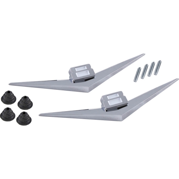 Front Fender Emblems V8