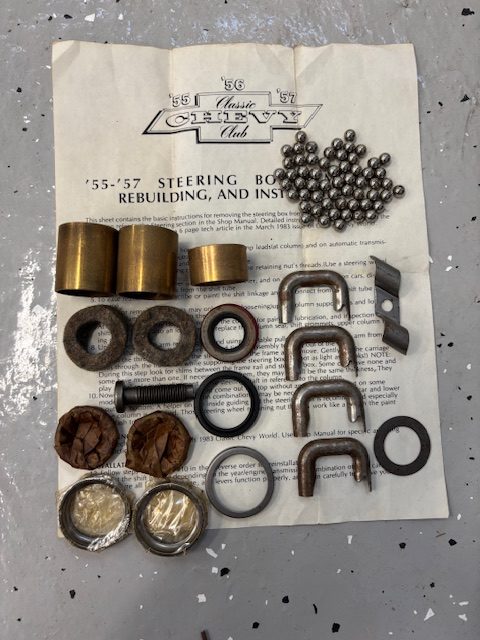 Rebuild kit. Steering Box
