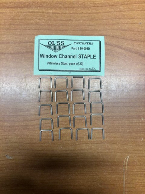 Window Channel Staple