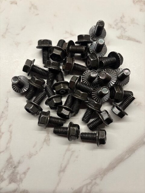 Radiator support hood area screws